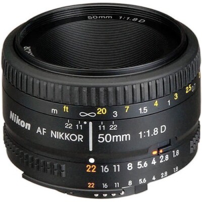 Open Box - Nikon AF FX NIKKOR 50mm f/1.8D Prime F-Mount Lens Open Box - Nikon AF FX NIKKOR 50mm f/1.8D Prime F-Mount Lens
