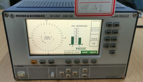 Panel przedni Rhode Schwarz DF jednostka EBD190 nr A1 kierunkowskaz - Zdjęcie 8 z 15