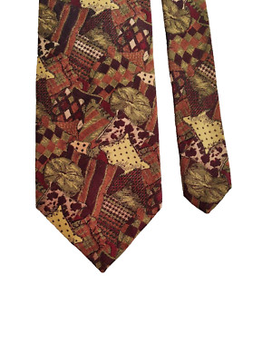 GENUINE VINTAGE SILK TIE SILK QUEEN SILK TIE TIE TIE COLLECTION MOSCHINO TIE