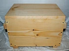 Cartridge Ammo Box Wood - Nat. Wood Plain or with Choice 1 - Stencils and Color
