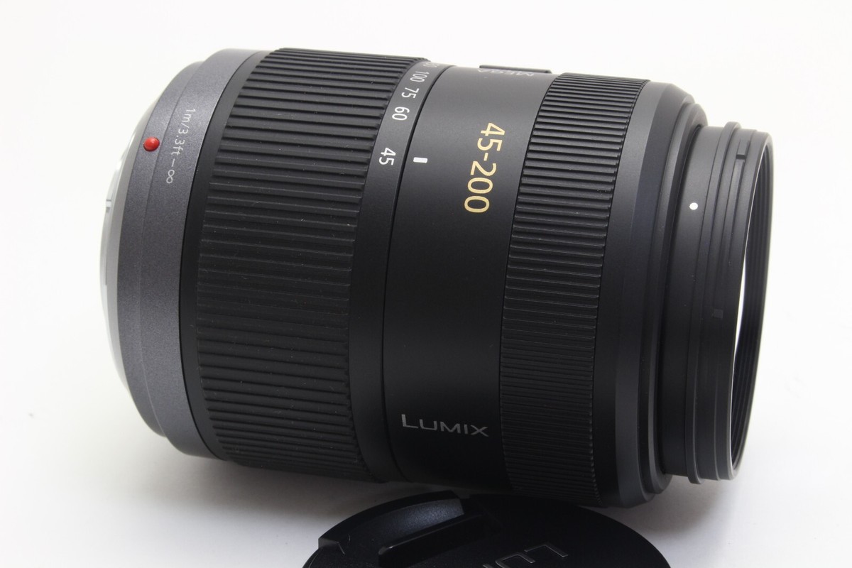 UNUSED Panasonic LUMIX G VARIO 45-200mm F/4-5.6 lens micro 4