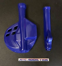 ATC Addiction Fork & Disc Guards BLUE. 86 87 Kawasaki KXT250 250 Tecate 3 Maier