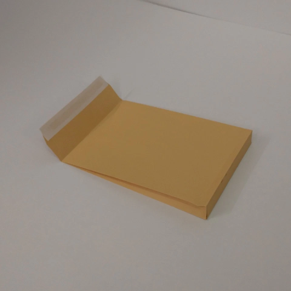 Faltentaschen B4 250x353x40mm 125gr Natron-Kraftpapier braun Versandtaschen