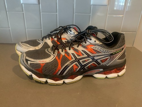 Men\u0026#039;s Asics Gel Nimbus 16 Running Shoes Size 12 T435N Black Gray Red |  eBay