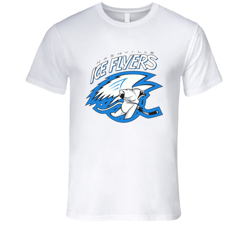 Camiseta Nashville Ice Flyers Liga Central de Hockey CHL Caballeros Halcones Nocturnos - Imagen 9 de 10