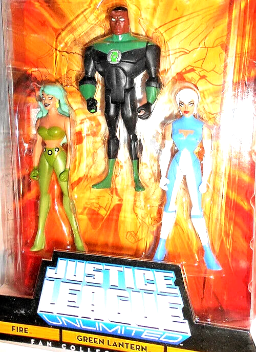 JUSTICE LEAGUE Unlimited FIRE ICE Green LANTERN John jon stewart 3