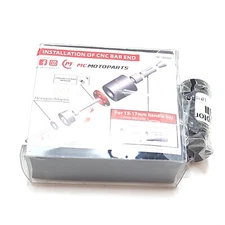 MC MOTOPARTS CNC Bar End BE-3R-RD for 13-17mm Handle Bar with BE-FZ Adapter