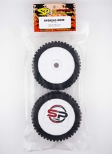 Juego De 4 Neumáticos SM Predator SS Para Buggy RC 1:8 - Color Blanco, Nuevos