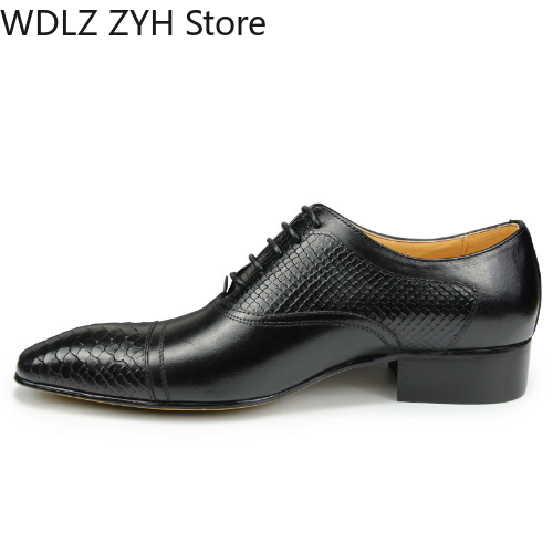 SAOLA Scarpe eleganti uomo festa matrimonio business stile classico Oxford slip on scarpa casual