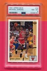 MICHAEL JORDAN CHICAGO BULLS 1991 UPPER DECK BASKETBALL CARD #44 PSA 8