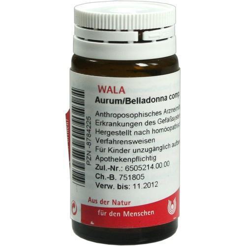 AURUM/BELLADONNA comp. Globuli 20g PZN 8784225