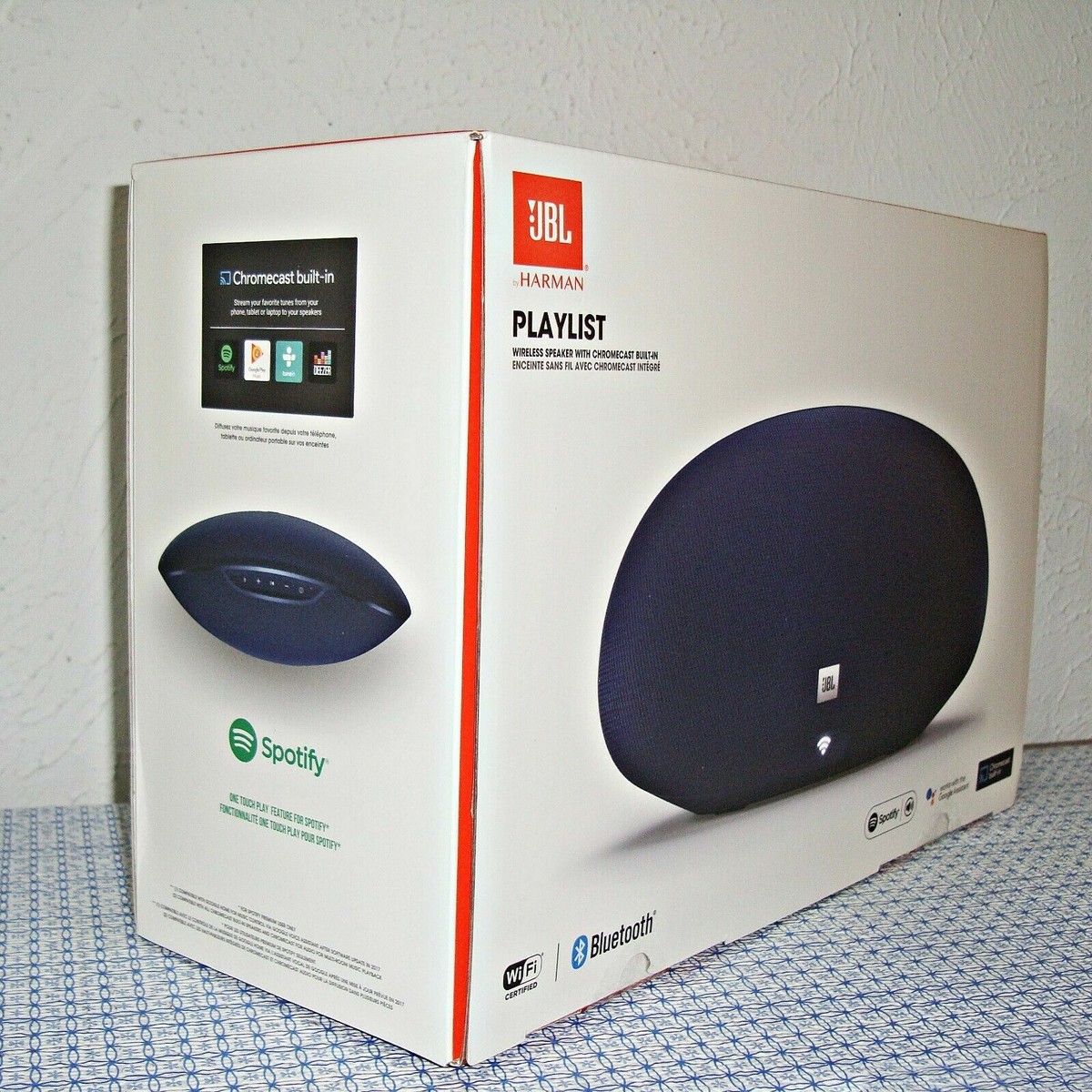 NEW】JBL PLAYLIST WIRELESS POWERED SPEAKER W/ CHROMECAST NEW】JBL PLAYLIST WIRELESS POWERED SPEAKER W/ CHROMECAST
