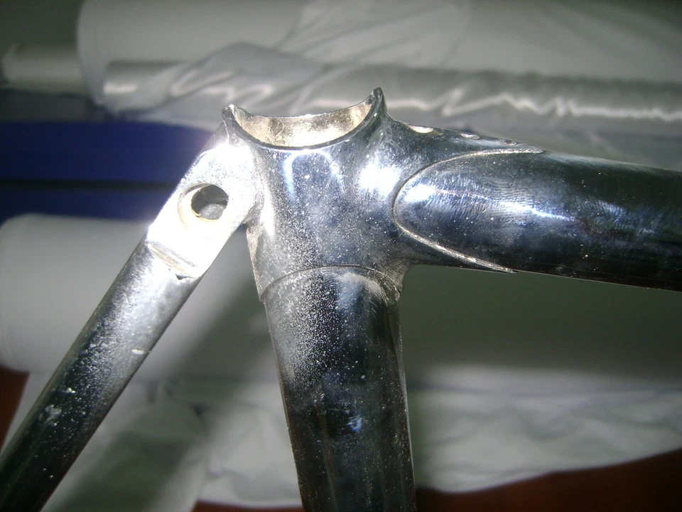 HORQUILLA DE CUADRO DE BICICLETA FIJA CINELI PISTA SUPER CORSA ACERO COLUMBUS DE COLECCIÓN RARA Foto 2 de 4