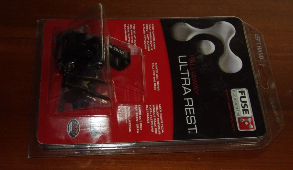 NEW Fuse Ultra Rest - Left Hand, Black - manufactured by QAD- Drop Away Bow Rest - Image 2 of 4