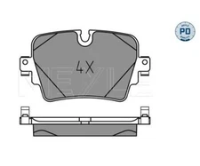 Brake pad set, disc brake MEYLE 0252574217/PD