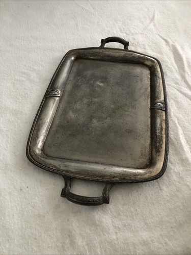 Vintage Wallace Bros. 16" Silber Serviertablett V 9831