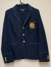 Vtg. Ralph Lauren Sport Blue Label Women’s Nautical Yacht Navy Blazer Sz 10 Read