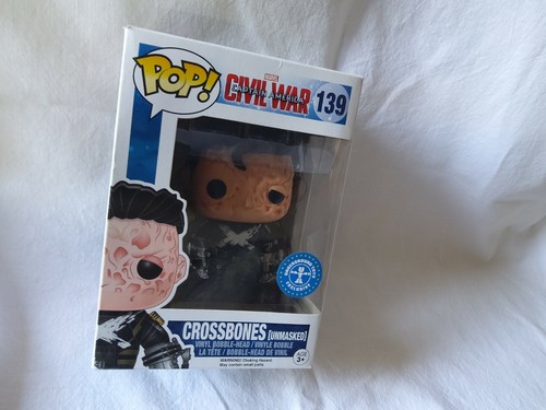 FUNKO POP MARVEL CIVIL WAR CROSSBONES 139 NEUF EN BOÎTE FUNKO POP MARVEL CIVIL WAR CROSSBONES 139 NEUF EN BOÎTE | Funko Pop | 2 FUNKO POP MARVEL CIVIL WAR CROSSBONES 139 NEUF EN BOÎTE | Funko Pop
