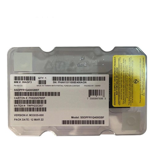 INTEL SSD P5801X 400GB E1.S SSDPFR1Q400GBEF PCIe 4.0 x4 NVMe - Picture 2 of 2