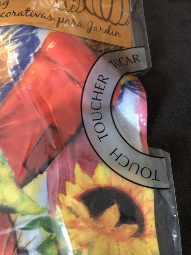 EVERGREEN Joyful Scarecrow GARDEN FLAG FALL THEME 12.5" X 18" NEW - Picture 2 of 5