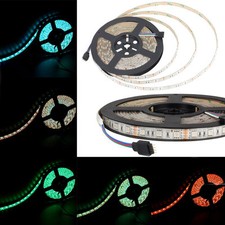 5M 5050 SMD RGB Waterproof LED Strip Rope Tape Light 300 LEDs for Party Wedding