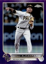 2022 Topps Chrome Update #USC162 Sergio Alcantara Purple Refractor