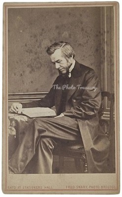 CDV REVEREND JOHN ADEY PRATT ''DER KINDERPREDIGER'' KINGSLAND KAPELLE BRISTOL