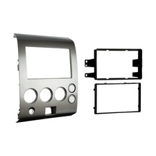 Metra Electronics 95-7406 Double DIN Installation Dash Kit armada, Silver