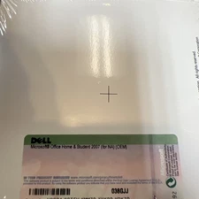 Microsoft Office 2007 Home and Student w/ Product Key Brand New Sealed 