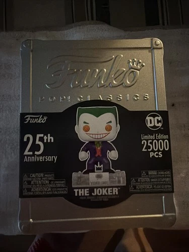 Funko Pop! THE JOKER Funko 25th Anniversary - DC Comics Exclusive - New Sealed
