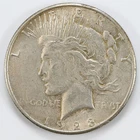 1928-S Peace Dollar Silver VF details $1