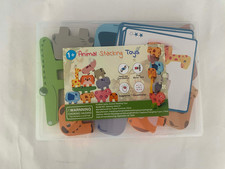 Wooden Animal Stacking Toys - Cordination Motor Skill Imagination Concentr- GOOD