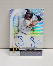 SAMMY SIANI 2020 Bowman Sterling Prospects WAVE REFRACTOR ~ Pirates AUTO 125/125