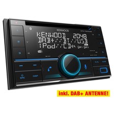 KENWOOD 2-DIN DPX7300DAB Auto Radioset für SMART ForTwo 451 - 07-09/10