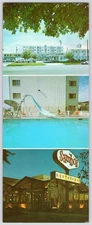 Palace Travelodge Pool & Sambo's Restaurant Salt Lake City UT Oversized Postcard