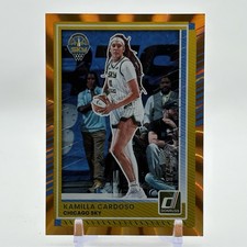 2025 Panini Donruss WNBA - Kamilla Cardoso Orange Laser /199 - Chicago Sky - #32