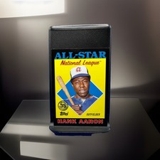 Hank Aaron 2023 Topps 1988 All-Star Black 027/299 #88AS-3 Braves