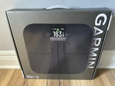 Garmin Index S2 Smart Scale WiFi Body Composition Metrics Fat % Muscle % BMI New
