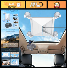 Mini Suction Cup Mount  3-in-1 Car Charger Kit for Satellite, RVs, Boats  More