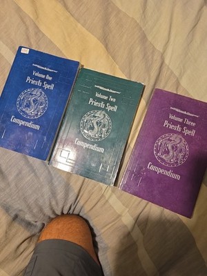 AD&D Priest's Spell Compendium 3 Volume Bundle Advanced Dungeons and Dragons