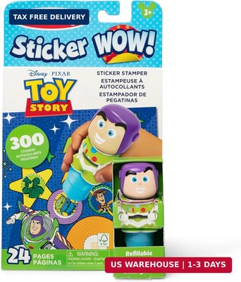 Melissa & Doug Sticker Wow!  24-Page Activity Pad and Sticker Stamper, 300 Stick