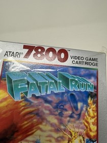 Fatal Run Atari 7800 1990 CIB Warranty Insert And Plastic TESTED WORKING