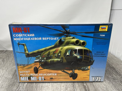 1/72 ZVEZDA 7230 MIL MI-8T Soviet Multi-Role Helicopter Model Kit