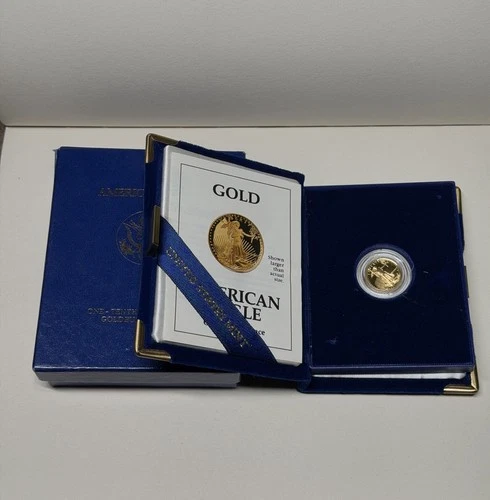 American Eagle $5 Gold Proof Commemorative Coin with Presentation Box