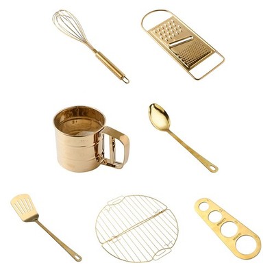 Stainless Steel Kitchen Baking Tool Egg Whisk Stirring Flour Measure Cup Suite