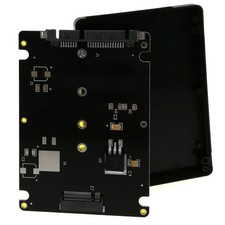 M.2 NGFF B Key SSD to SATA Converter 2.5" Enclosure 2280 2260 2242 Drive Adapter