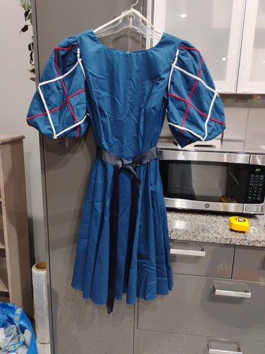 SQUARE DANCE DRESS CO. BLUE SQUARE DANCE DRESS SIZE 10 ROCKABILLY