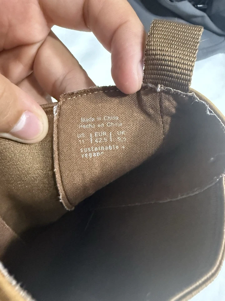 Call It Spring Boots Womens 11 Chelsea Ankle Booties Brown Suede Block Casual - Image 3 of 4