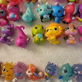 Hatchimals lot with 65 plus some accessories.  There are some Hatchimal Pixies..