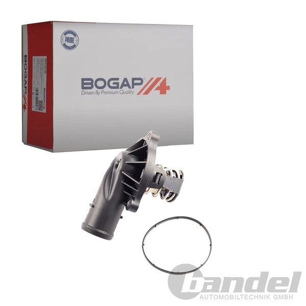 Bogap Thermostat 87°C Mit Dichtungen Passend FüR Audi A4 A5 A6 A8 Q7 VW Phaeton-image